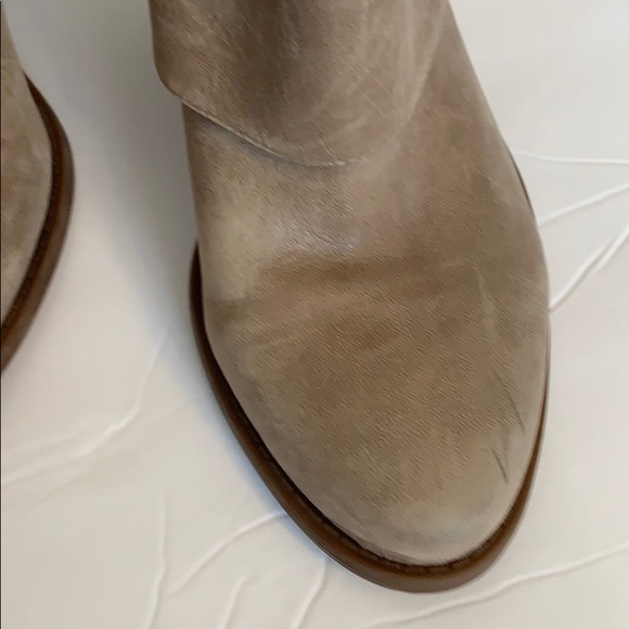 JESSICA SIMPSON  tan buckled short boots size 8. - Picture 10 of 10